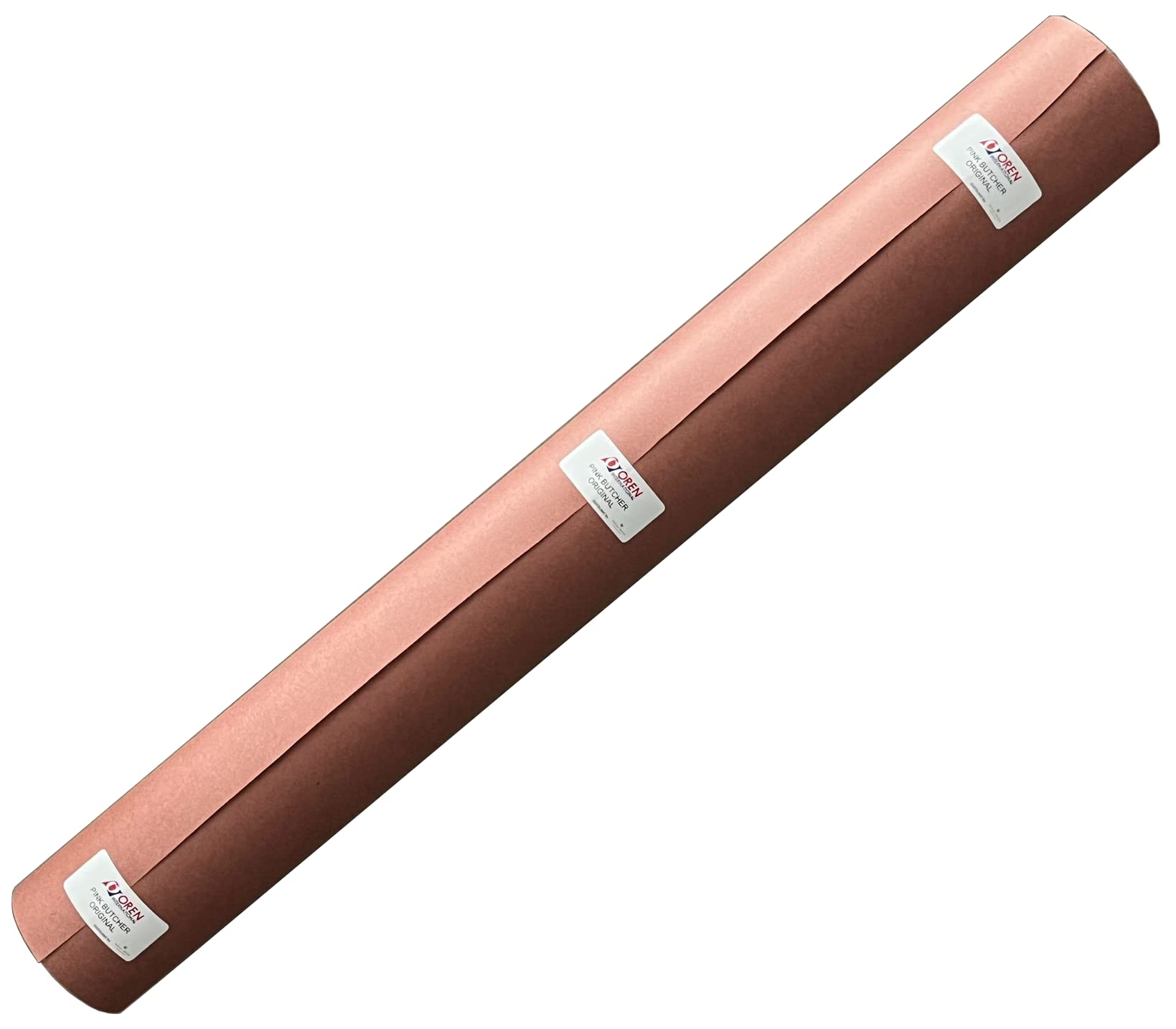 Oren Pink Butcher Paper – 40 m x 61 cm – Original Butcher Paper USA – Papel de carne para ahumar, brisket & BBQ – Papel de parrilla resistente al calor como alternativa de aluminio – Accesorios para