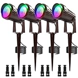 RGB Low Voltage Landscape Lighting - Outdoor DC 12V LED RGB Landscape Lights Low-Voltage Landscape L