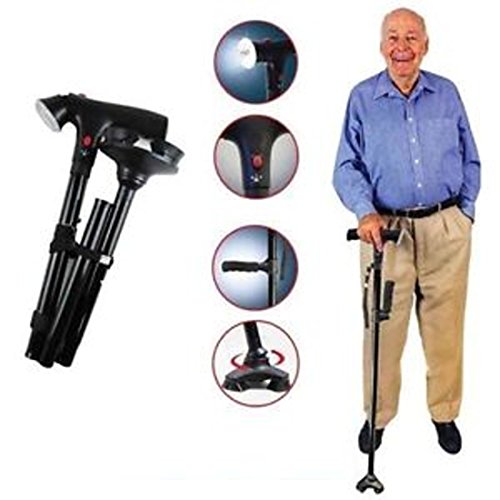 Taran Walking Sticks portable old man women people elder adults seniors & patient wooden walking stick foldable trusty cane