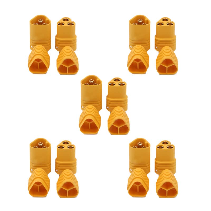 Connecteurs Amass MT60 pour éviter les inversions de polarité sur moteur et ESC de modèle RC