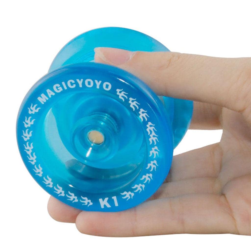 Juego de 5 rodamientos K1 de aleación de bolas profesionales KK YoYo azul, K1 azul