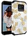 Galaxy S7 Edge Case,CASY MALL Dual Layer Heavy Duty Hybrid PC+TPU Protect Case for Samsung Galaxy S7 Edge 2016 Release Pineapple Black