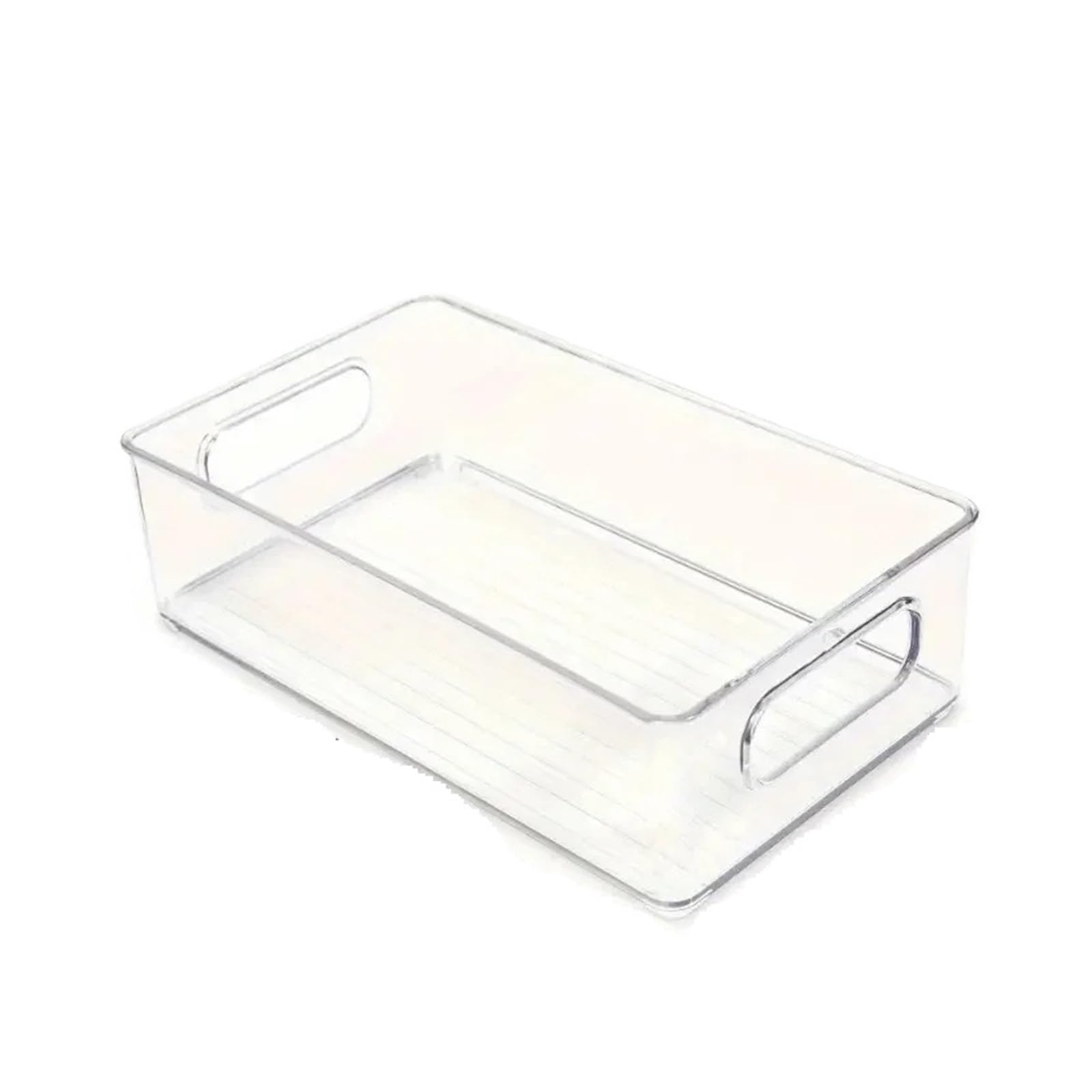 MJINA Transparent Refrigerator Organizers Easy-to-Clean Multifunctional Food Storage Box for Fruits Vegetables Meats, etc