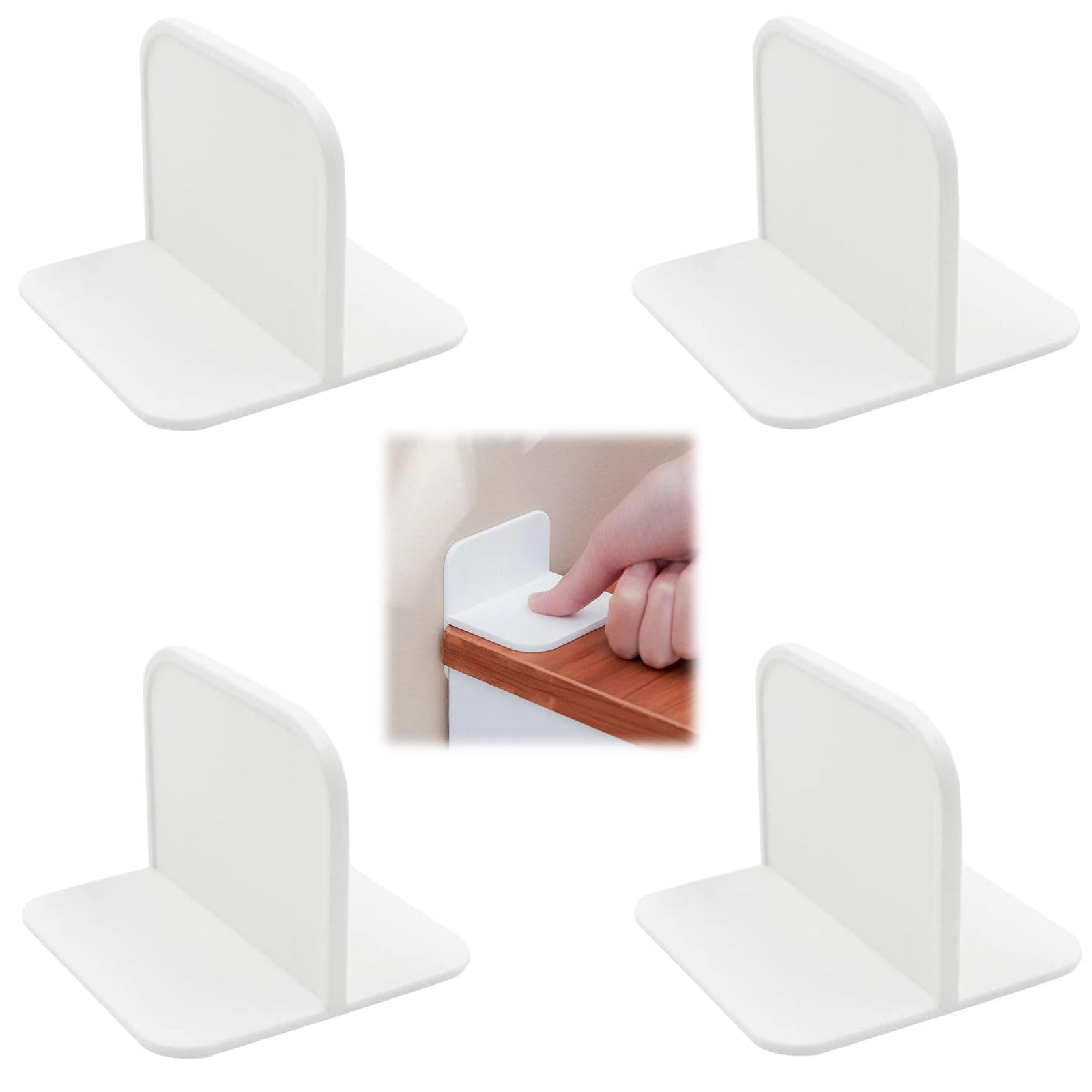 Correas Para Muebles Antivuelco, 4 Piezas Fijaciones Antivuelco Para Muebles, Anclaje De Pared Sin Necesidad De Taladrar, Armario Para Prueba De Niños, Protección Contra