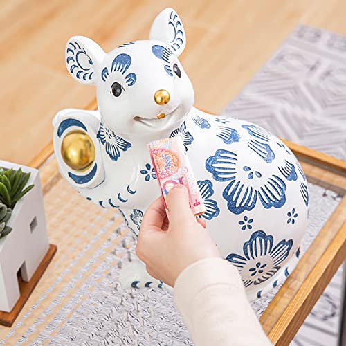 Statue de souris blanche pour briser la monotonie de votre bureau terne - 4