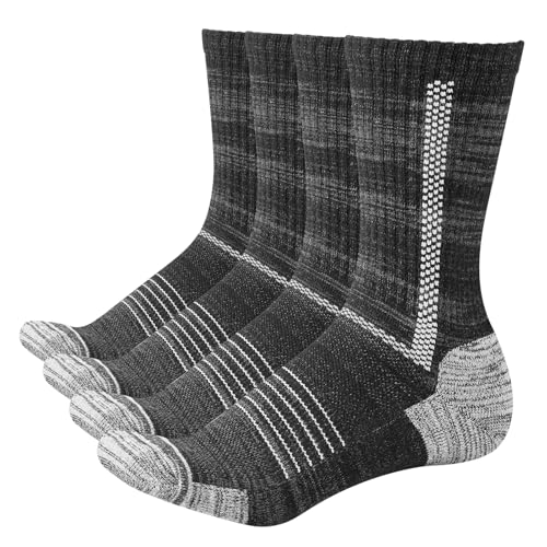 Sports Socks for Running - Performance Cushioned, Breathable Tube Socks for Men and Women