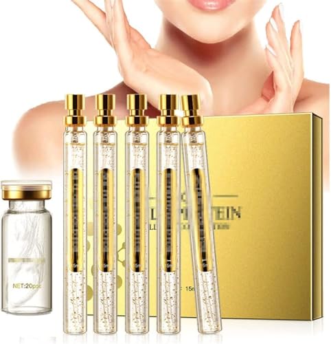 Kit de lifting con hilos de proteína de seda, combinación de hilos de proteína soluble y esencia de nano oro, reduce las líneas de expresión y suaviza las arrugas.