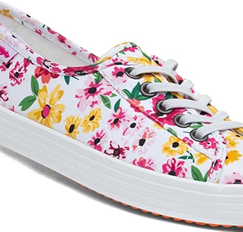 Rocket Dog Women's Slip On Canvas Sneaker, White Floral, 6 | Image 5