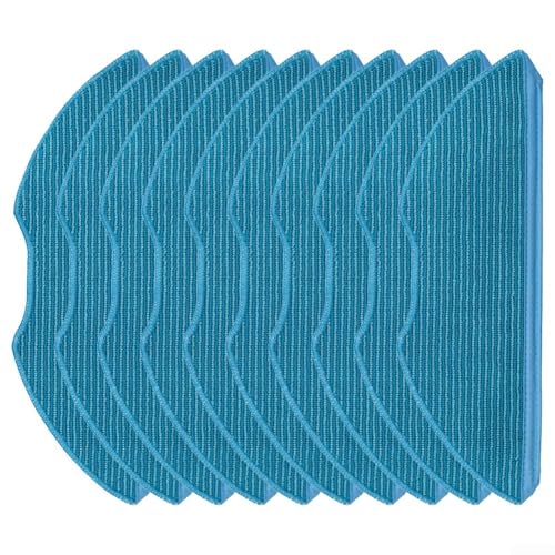 Juego de trapos para robot aspiradoras HomeRun serie 2000 y 3000, tela de microfibra suave diseñada para una limpieza suave del suelo y elevación eficiente del polvo (paquete de 10)