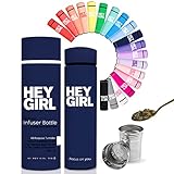 Brew On The Go - This stylish tea infuser tumbler is double-insulated to keep your drinks hot for long hours. It's lightweight and perfect for brewing or infusing both hot and cold beverages. It's also easy to carry and comfortable in the hand, makin...
