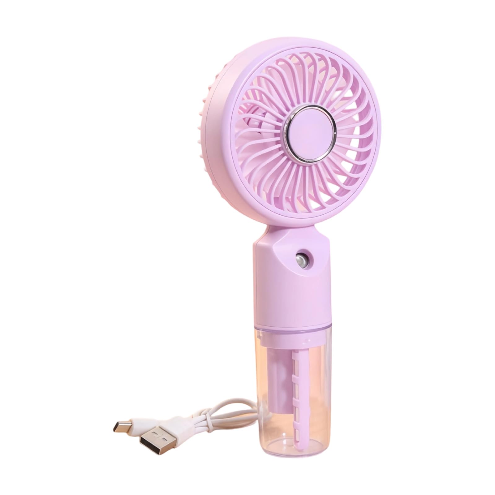 Mekalero High Speed Portable Handheld Mist Fan Rechargeable Personally Cooling Fan Light Weight Coolers Easy to Carry Rechargeable Cooling