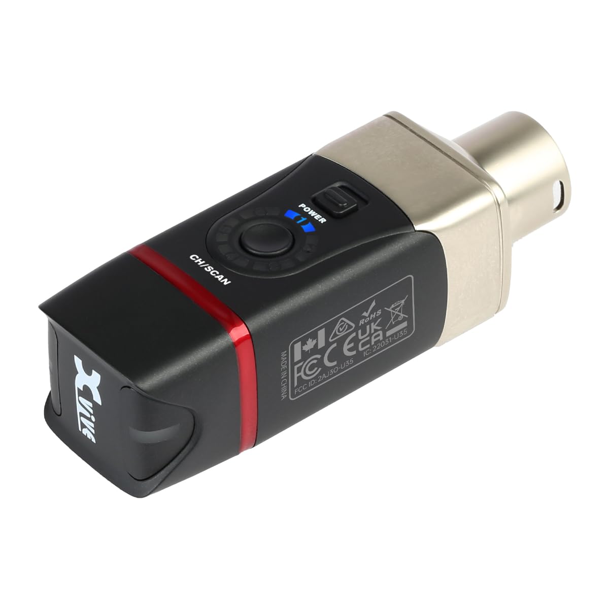 XVIVE U35D - SISTEMA WIRELESS DOPPIO MICROFONO 5,8 GHZ - SET DI 2