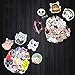 Homyu Stickers Pack 50-Pcs Decals of Cute Cat Animal Stickers Decals for Cars Motorcycle Portable Luggages Ipad Laptops Waterproof Sunlight-Proof