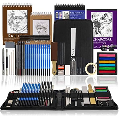U.S. Art Supply 54-Piece Drawing & Sketching Art Set Cover