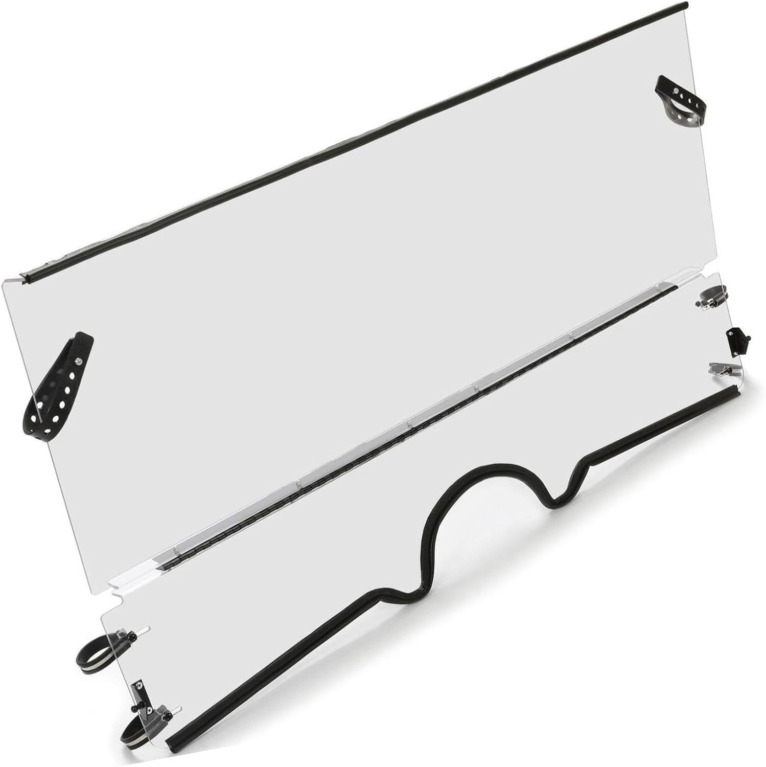 1/4" Front Folding Windshield /660/700 UTV Plastic for Yamaha for 450 2006-2009 for 2004-2007 for Rhino 700 2008-2013