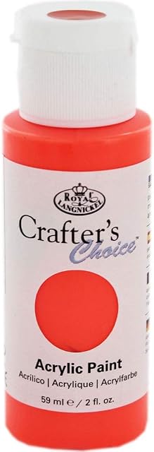 Royal & Langnickel Fluorescent Orange Acrylic Paint - 59ml