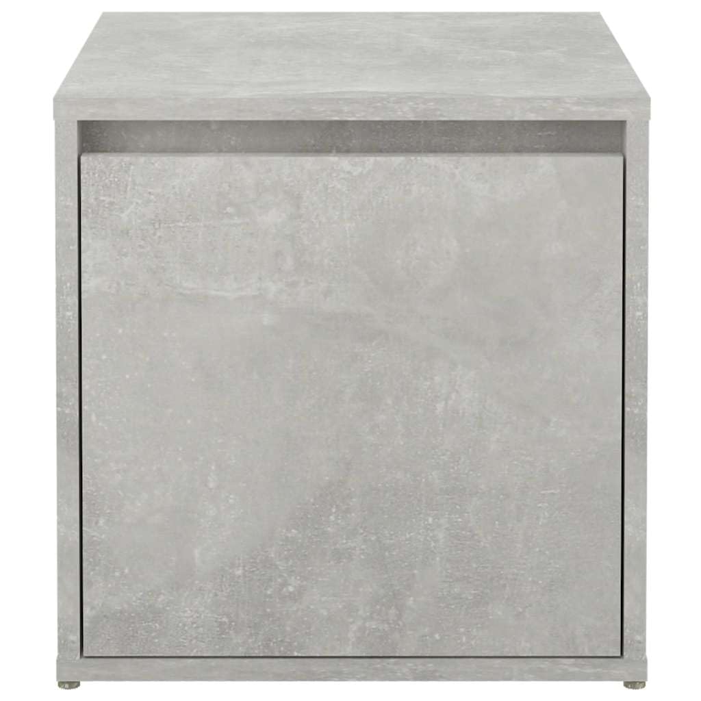 Pudełko do przechowywania z szufladą szary beton 40,5 x 40 x 40 cm