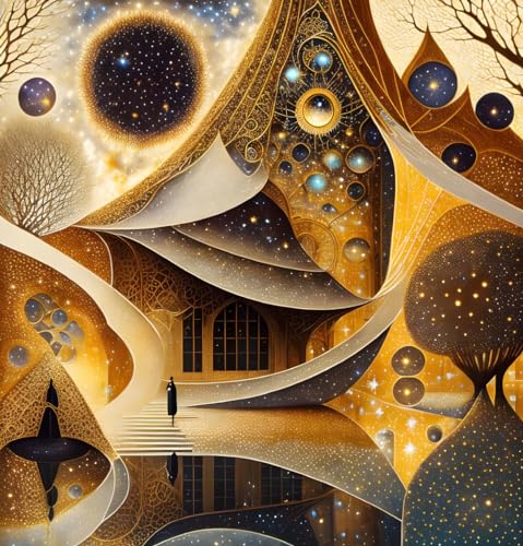 Art mural Star Constellations en toile premium pour salon élégant