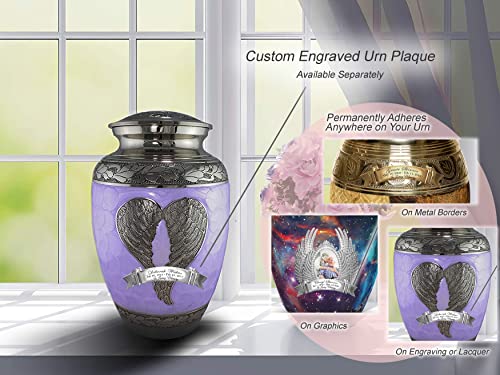 Purple Loving Angel Urns For Human Ashes Adult Female For Funeral, Burial, Or Niche Cremation Urns For Adult Ashes - Cremation Urns For Human Ashes - Large Or Keepsakes #TOP5