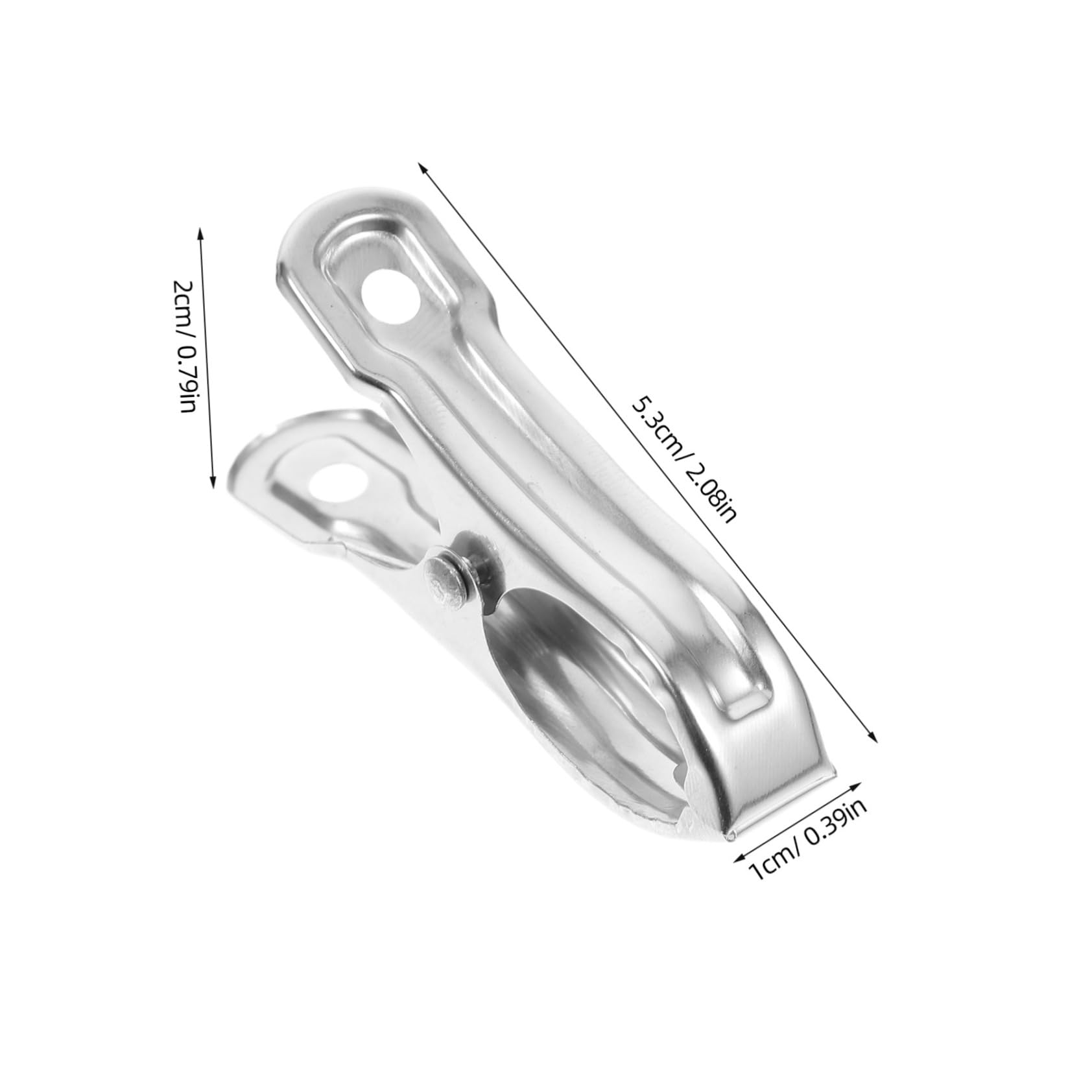 HEMOTON 40pcs Heavy Duty Greenhouse Clips Stainless Steel Clamps for Securing Shade Nets and Garden Mesh Easy Installation Design for Use Outdoor Gardening