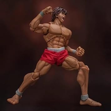 Anime Baki Figure 17cm Hanma Baki Action Figure PVC Statue Baki Anime Movable Model Collectible Desktop Decoration