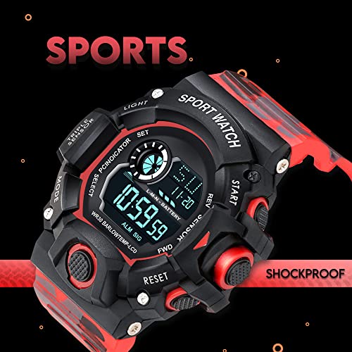 Image of ASGARD Multi Functional Sports Digital Multicolor Dial Men's Watch