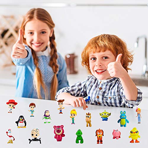 Pantyshka Toy Story Action Figures – Set Of 17 Mini Figurines For Kids – Collectible Toy Store Cake Toppers – Great Party Favors For Toddlers – Action Figure Set With Keychain – Toy Story Birthday #TOP1