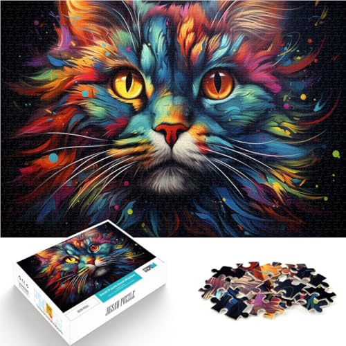 Puzzle de 1000 piezas de gato para disfrutar de tardes de entretenimiento familiar