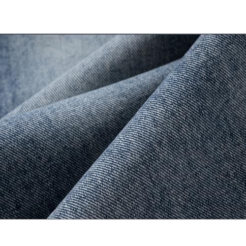 High Street Washed Worn Out Long Pants Unisex Straight Leg Jeans4