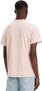تيشرت كلاسيكي بجيب للرجال من ليفايس، لون خوخي، مقاس L