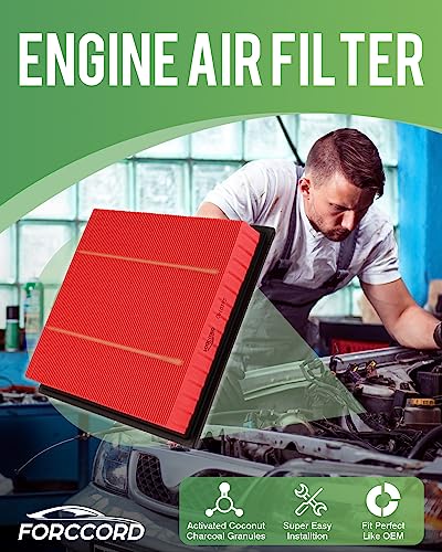 Image of Cabin and Engine Air Filter fit for FORD F-150 (2015-2026) / EXPEDITION (2018-2026) /Lincoln Navigator (2018-2024) Replacement CF12150 CA10262 F150 Accessories
