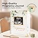 Pregnancy Journal for First Time Moms Gifts - 90 Pages Hardcover Pregnancy Memory Book, Beautiful & Cute Baby Book Keepsake, Ultrasound Baby Scrapbook, Mom To Be Gift (Alpine)