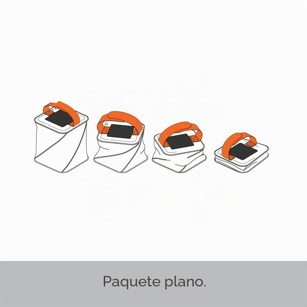 Linternas inflables solares de LuminAID | Ideal para acampar, kits de emergencia y viajes | Blanco, alimentado por energía solar o USB