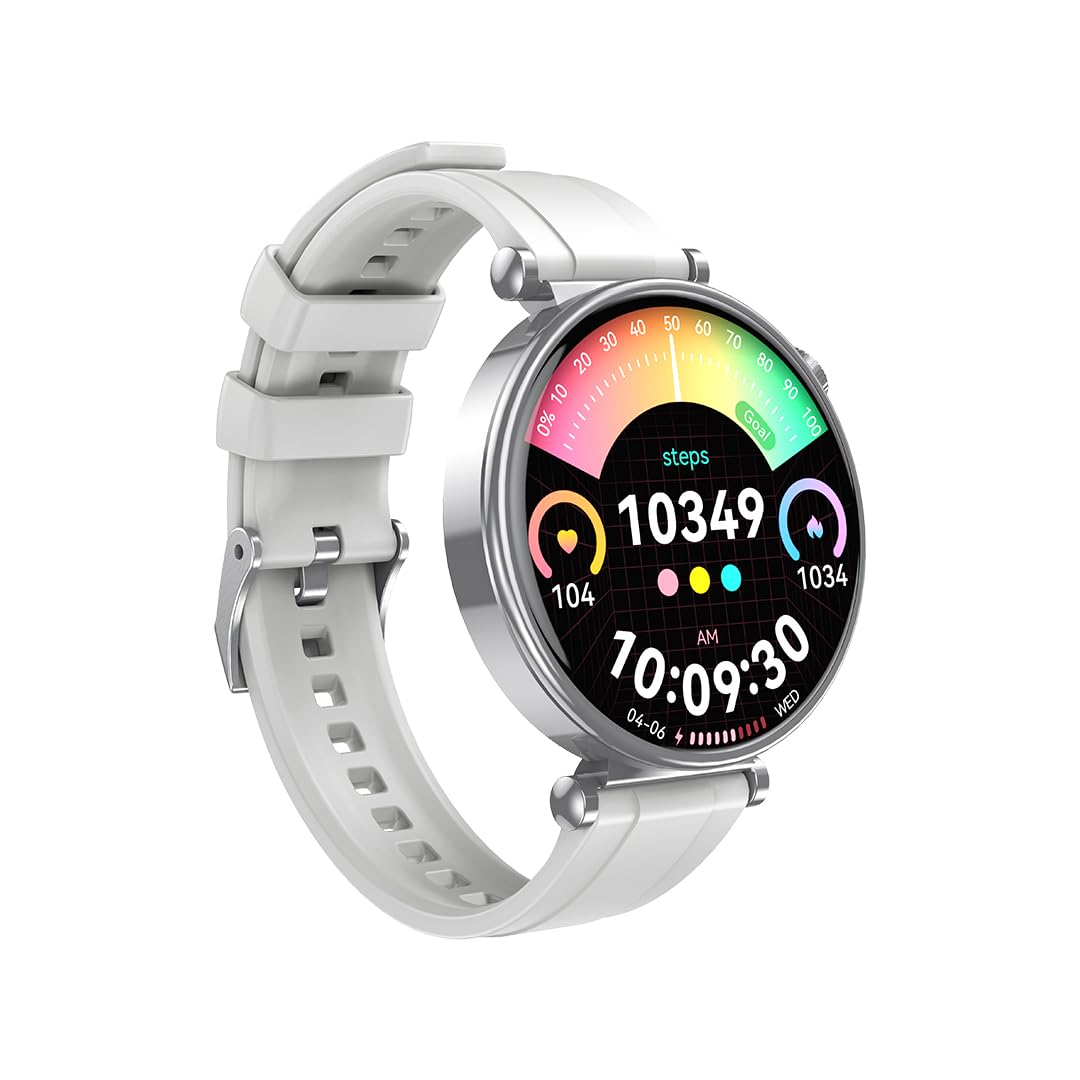 XO Mini reloj inteligente GT4, pantalla de 1,​3 pulgadas, resistente al agua, Bluetooth 5.3, monitor de frecuencia cardíaca, llamadas, podómetro, monitor de calorías, control de música, carga
