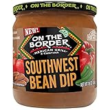 On The Border Southwest Bean Dip 16 oz. Jar (Pack of 4)