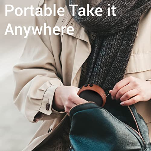 Soundme Small Sound Machine Brown Noise Machine 30 Soothing Natural Sounds Rain Fan Pink White Noise Machine For Baby Kids Adults With 36 Volume Control Powered By Ac Or Usb Sleep Timer Wood Grain #TOP6