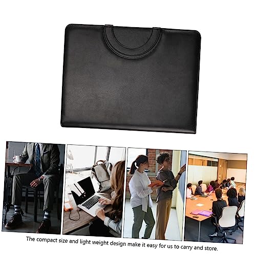Classeur cuir porte-documents affaires zippé HOMSFOU - 5