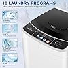 20Lbs Portable Washing Machine Nictemaw Portable Washer, 2.8 Cu.ft Washer and Dryer Combo with Drain Pump, 10 Programs 8 Water Level Compact Laundry Washer for Home, Apartment, RV, Dorms