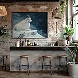 White Mountain Goat Poster Wall Art White Mountain Goat Wall Print Art Photo Print Décor Hanging,20