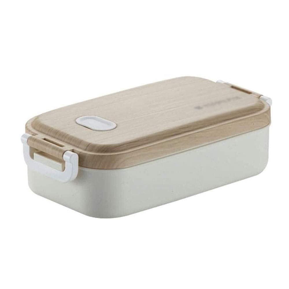 contenitore per il pranzo, Lunch Box Bento(White,Single 800ml)