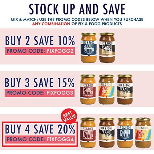 Gourmet Peanut Butter, Chunky Chocolate Spread, Keto Peanut Butter, Low Sugar Peanut Butter, Dark Chocolate, 375g - Fix and Fogg Peanut Butter - Thumbnail 4