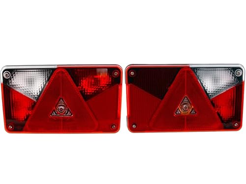 The Drive | Anhänger Rückleuchten Satz | Aspöck Multipoint V 5 | Rechts & Links | Bajonett-Anschluss | Rücklichter für PKW-Anhänger, Trailer & Wohnwagen