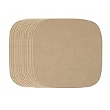 Lawnoval Freidora de aire sin papel para hornear, 100 forros de silicona a prueba de grasa para freidora de aire, resistente al calor hasta 250 °C, 7 pulgadas, 8 pulgadas, 8.5 pulgadas