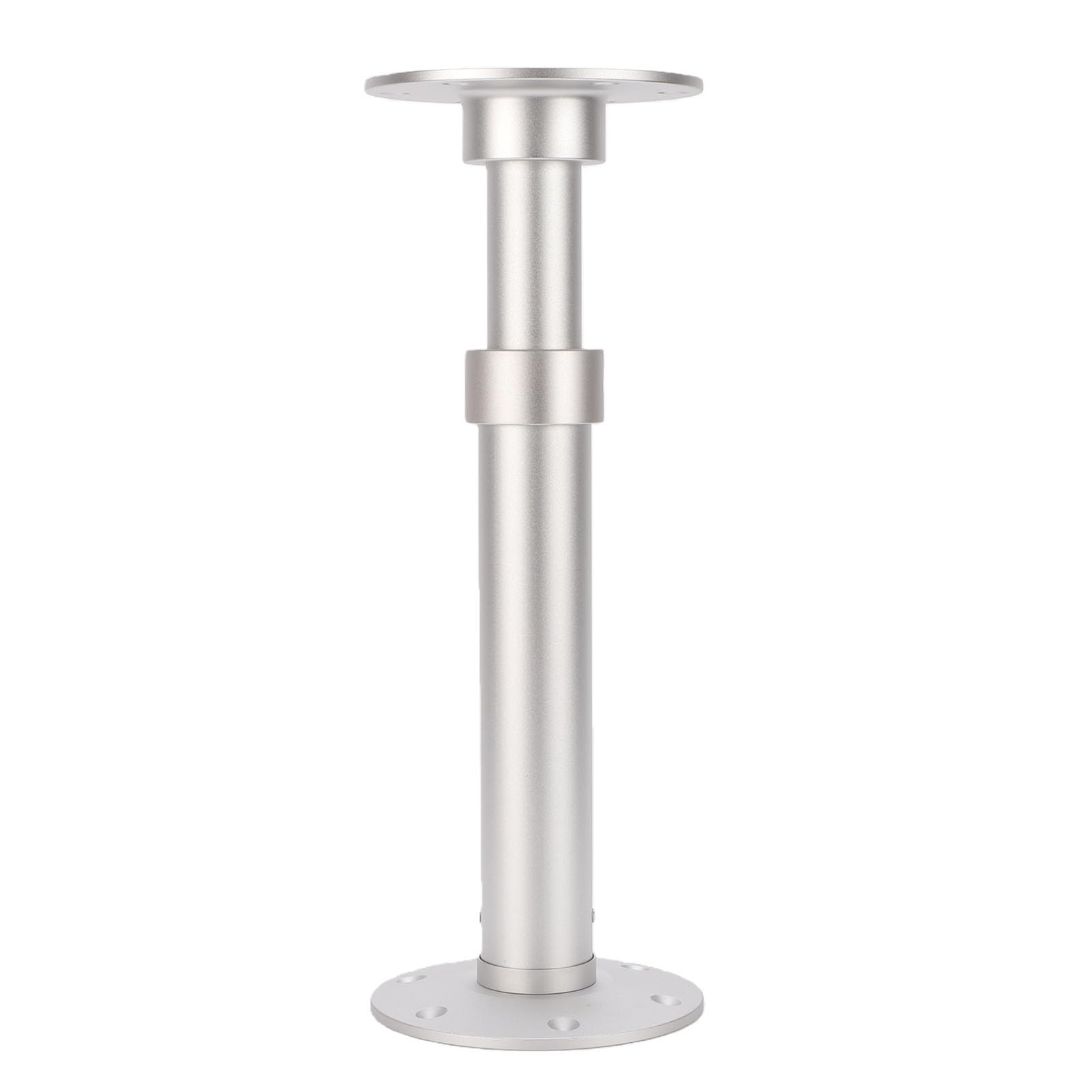 Stolik do łodzi, Nierdzewny, Wytrzymały Stop Aluminium o Regulowanej Wysokości 450 690 Mm Stół do Samochodu Kempingowego, cokół Stołu o Odłączanej Konstrukcji Nośność 80 Kg dla Jachtu