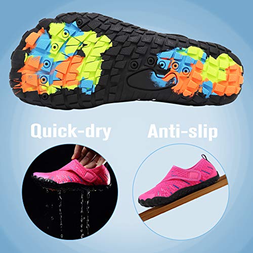 Boys & Girls Water Shoes Lightweight Comfort Sole Easy Walking Athletic Slip on Aqua Sock(Toddler/Little Kid/Big Kid)4