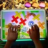 Yichushisu 16 Kids Light Table, Portable Light Up Sensory Table with 3 Color Modes & 10-Levels, Durable LED Sand Painting Light Box for Autism Therapy, Tracing, Classroom & Creative Play (Green)