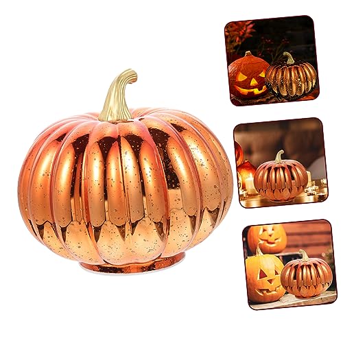 Lampe Citrouille Halloween Décorative pour Éclairage de Table sans Danger - 3