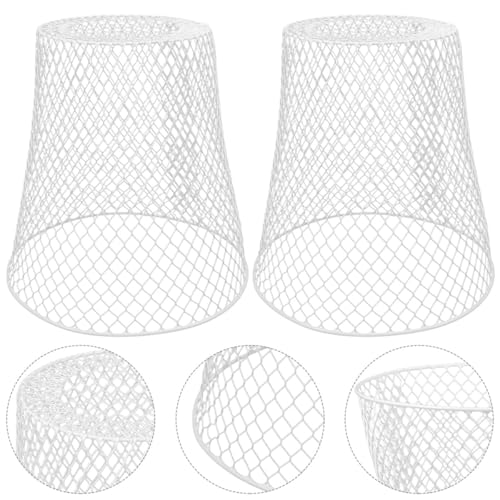 Panier en fer tressé blanc lot de 3 DOITOOL multi-usages