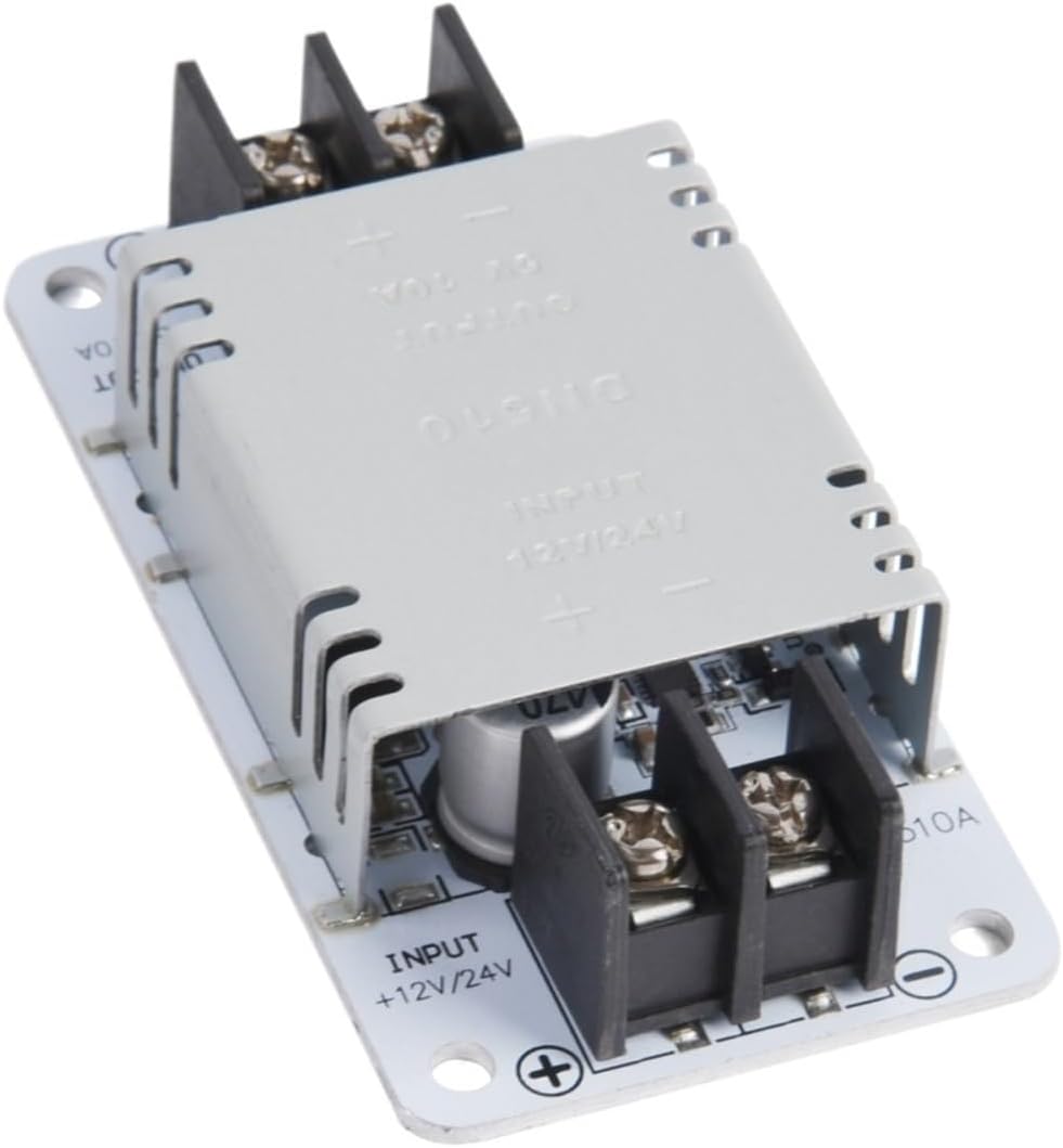 1pcs DC 24V to 12V 10A Power Converter Module Auto Buck Regulator Step Down Voltage Supply for Car Accumulator