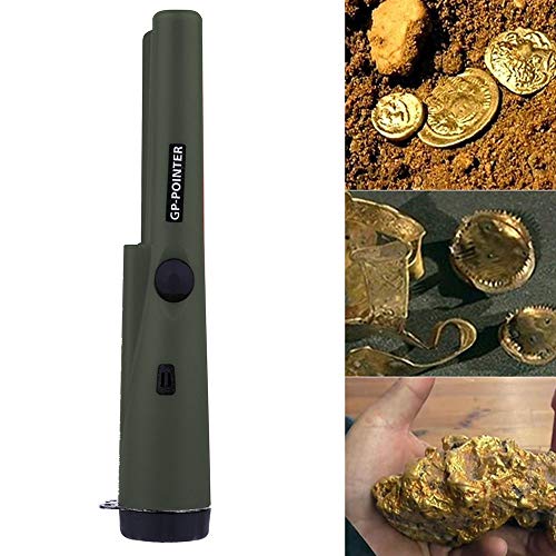 Carrfan Metal Detector Pinpointer, GP-Pointer High Sensitivity All Metal Gold Finder New Electronic Measuring Tool (Green) - Thumbnail 3
